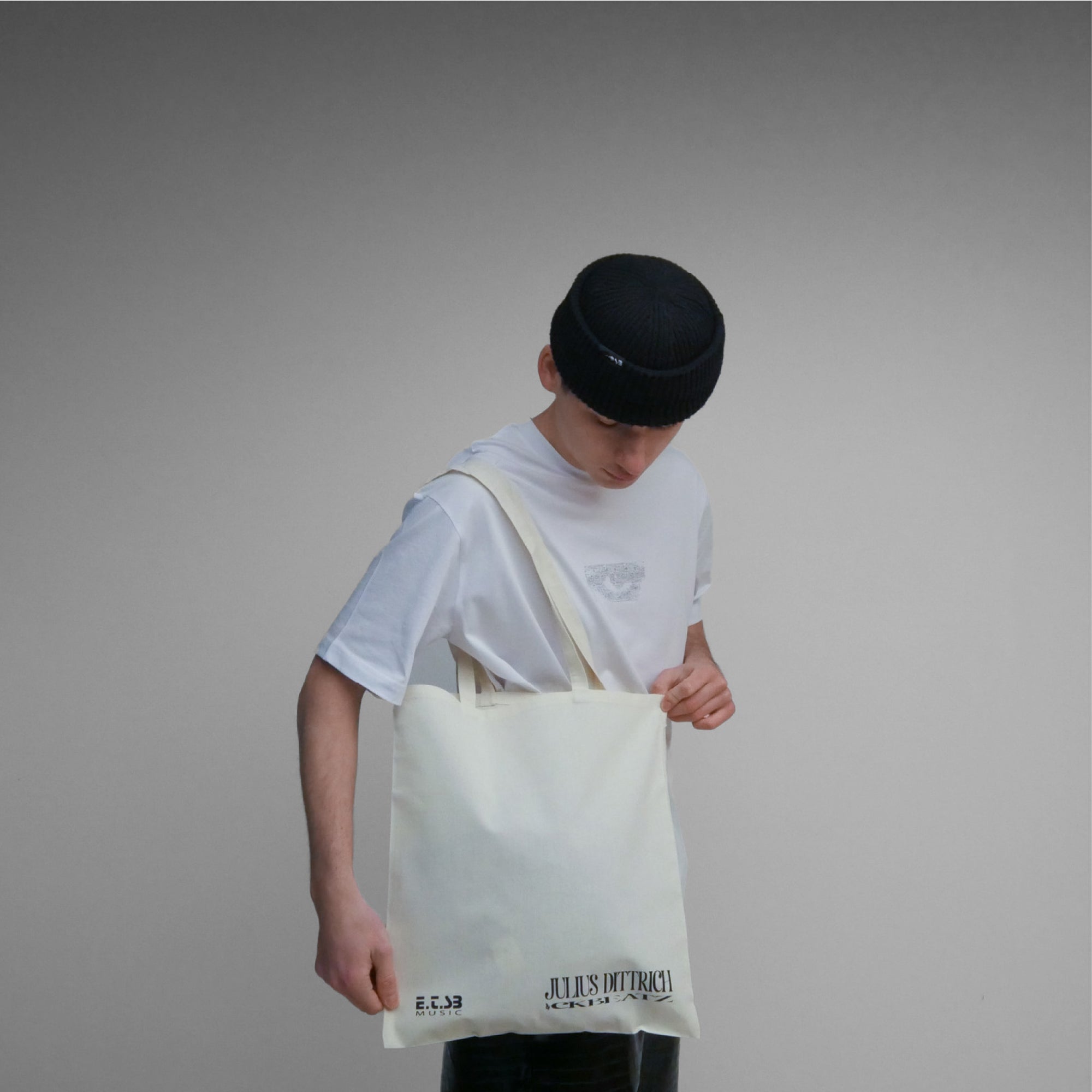 Julius Dittrich & CKBEATZ Logo JuteBag
